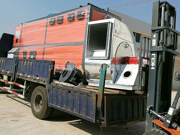 燃气热风炉装车