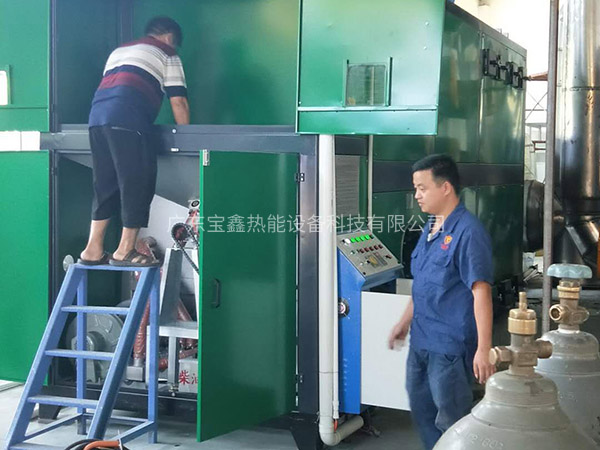 喷胶棉厂生物质热风炉应用现场案例
